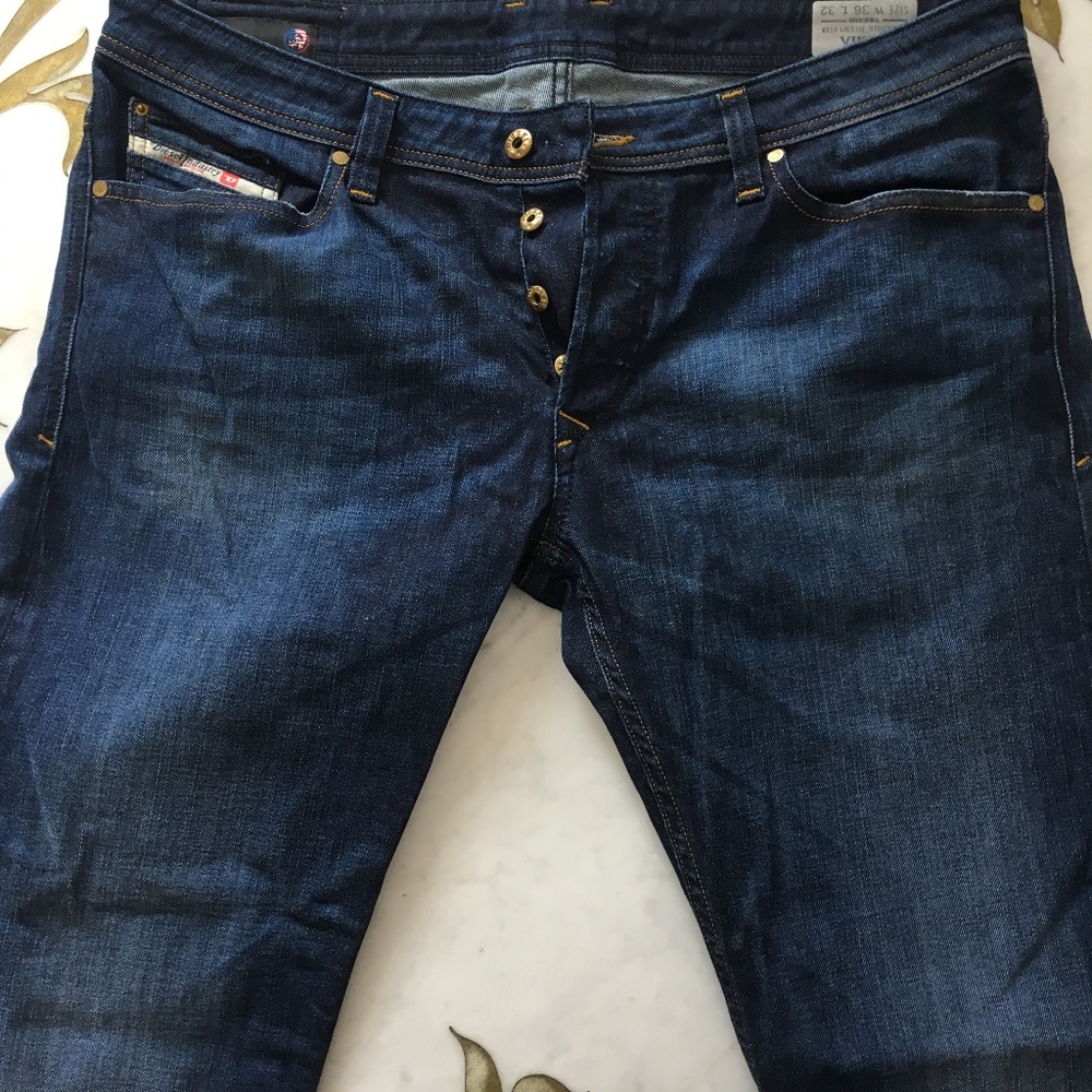 DIESEL VIKER MENS STRETCH JEANS 36 W X 32 L
